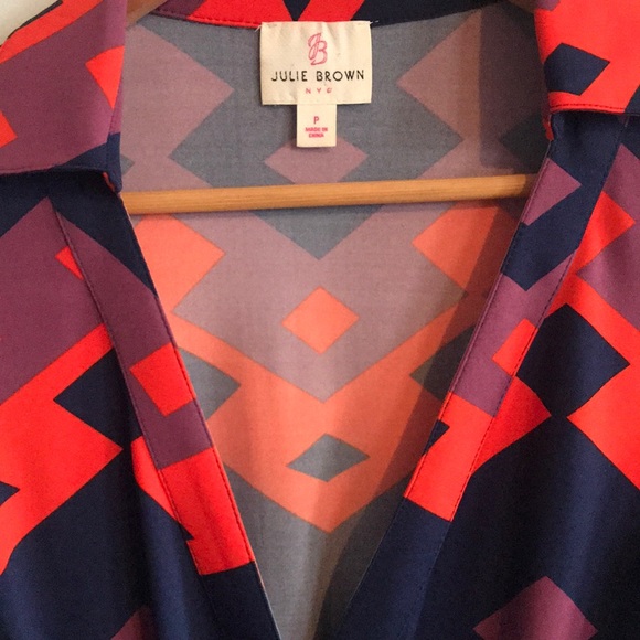 Beautiful Julie brown wrap dress - Picture 3 of 3